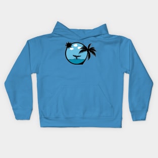 Tropical Setting Kids Hoodie